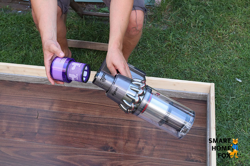 Der Ausbau des Filters ist einfach